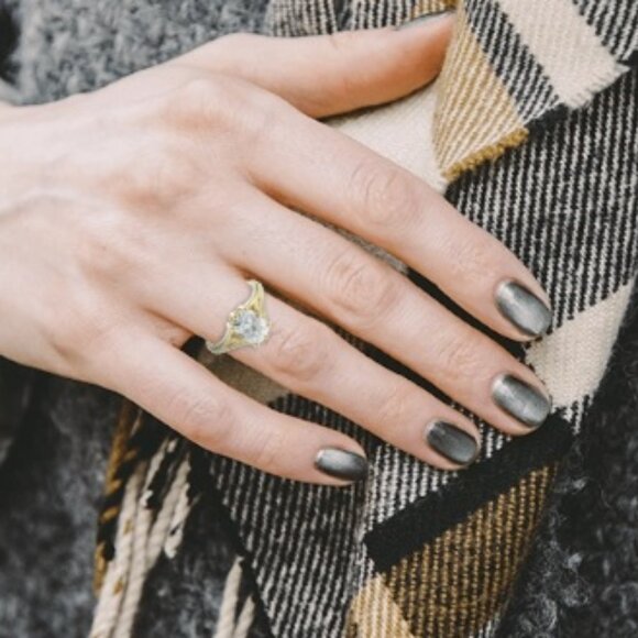 NIB - JTV Moissanite Fire 2.48ct Cushion Cut Solitaire Ring โ Size 7 - Picture 2 of 10